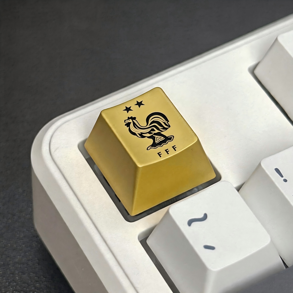 France Crest Metal Artisan Keycap |  Collectible Artisan Keycap