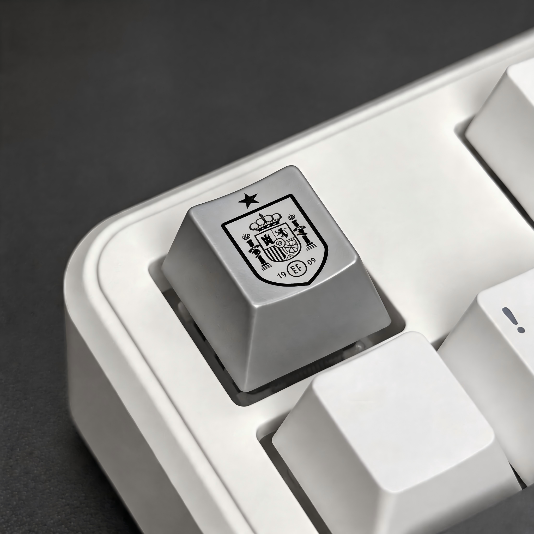 Spain Crest Metal Artisan Keycap |  Collectible Artisan Keycap