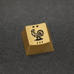 France Football Crest Artisan Keycap – Metal Collectible
