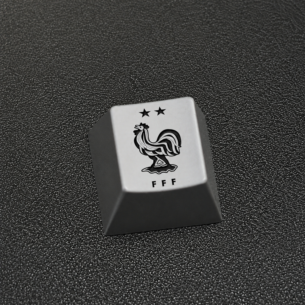 France Football Crest Artisan Keycap – Metal Collectible