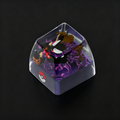 GASTLY Pokemon Artisan Keycap – Handmade Resin Collectible