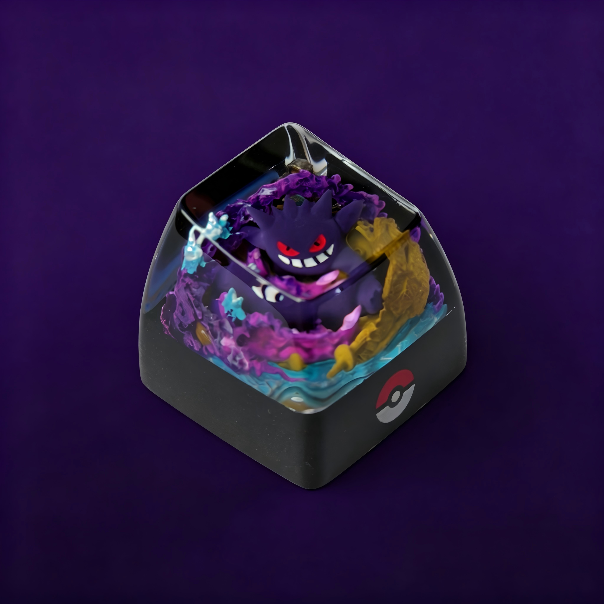 GENGAR2 Pokemon Artisan Keycap – Handmade Resin Collectible