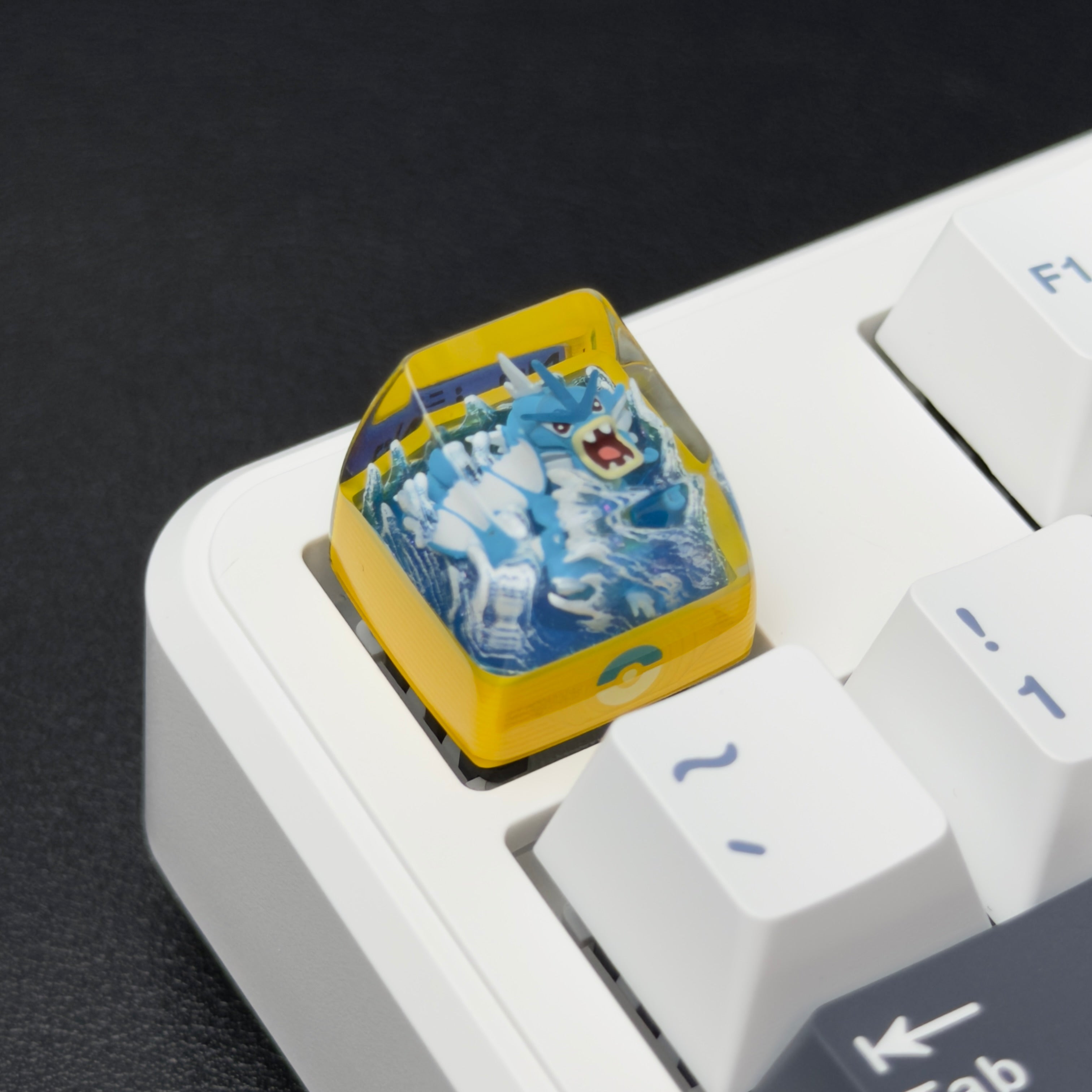 GYARADOS Pokemon Artisan Keycap – Handmade Resin Collectible