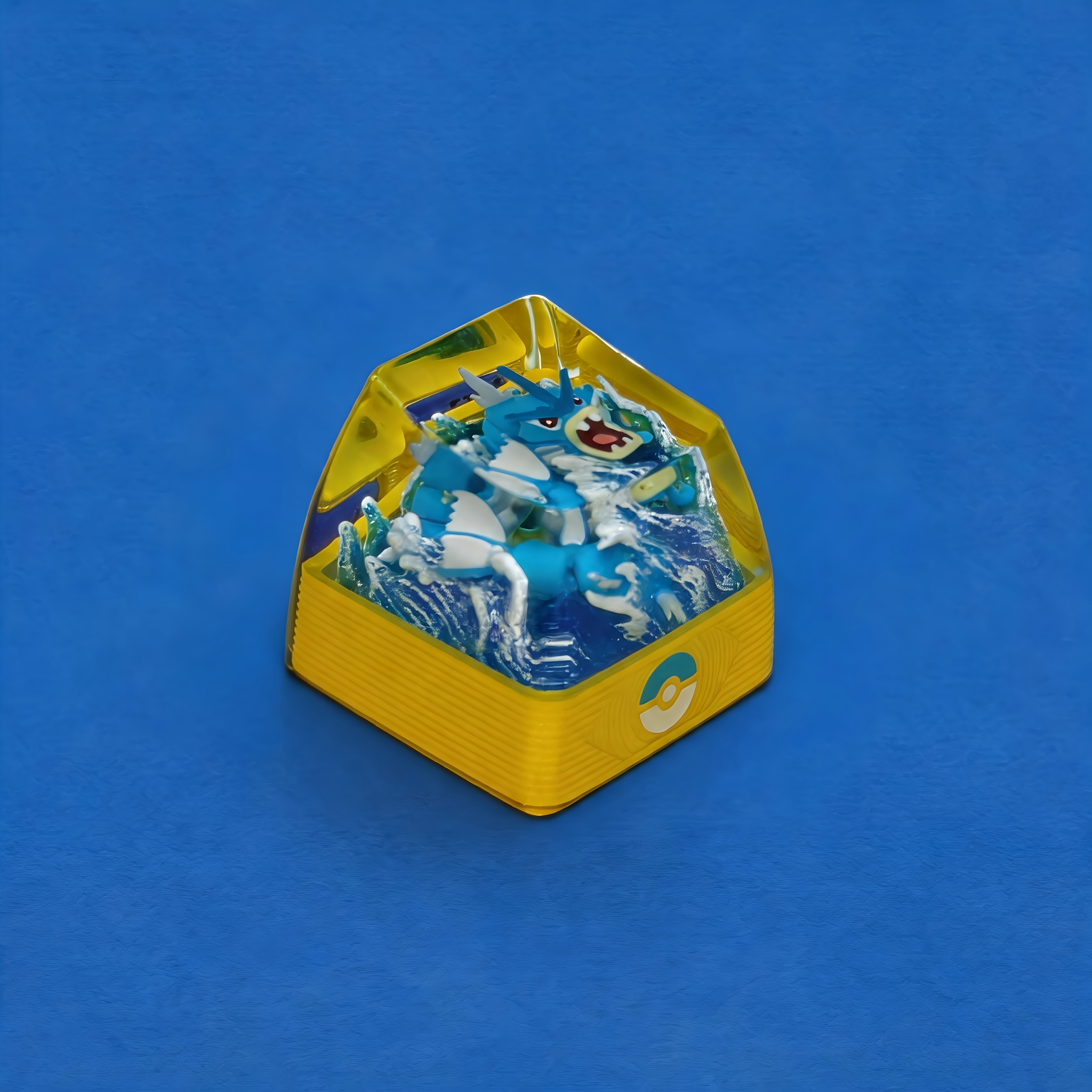 GYARADOS Pokemon Artisan Keycap – Handmade Resin Collectible