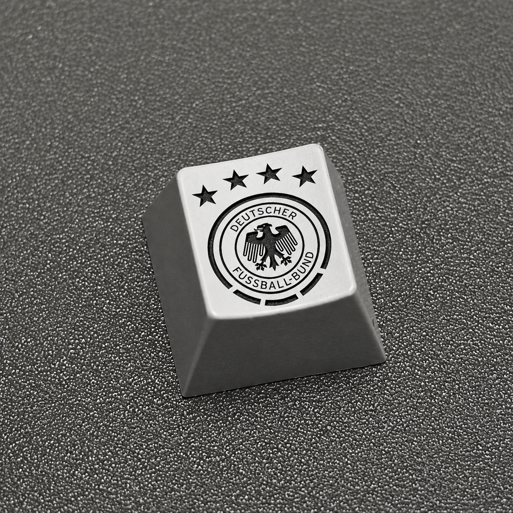 Germany Football Crest Artisan Keycap – Metal Collectible