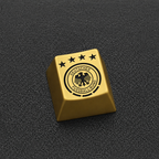 Germany Football Crest Artisan Keycap – Metal Collectible