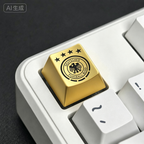 Germany Football Crest Artisan Keycap – Metal Collectible