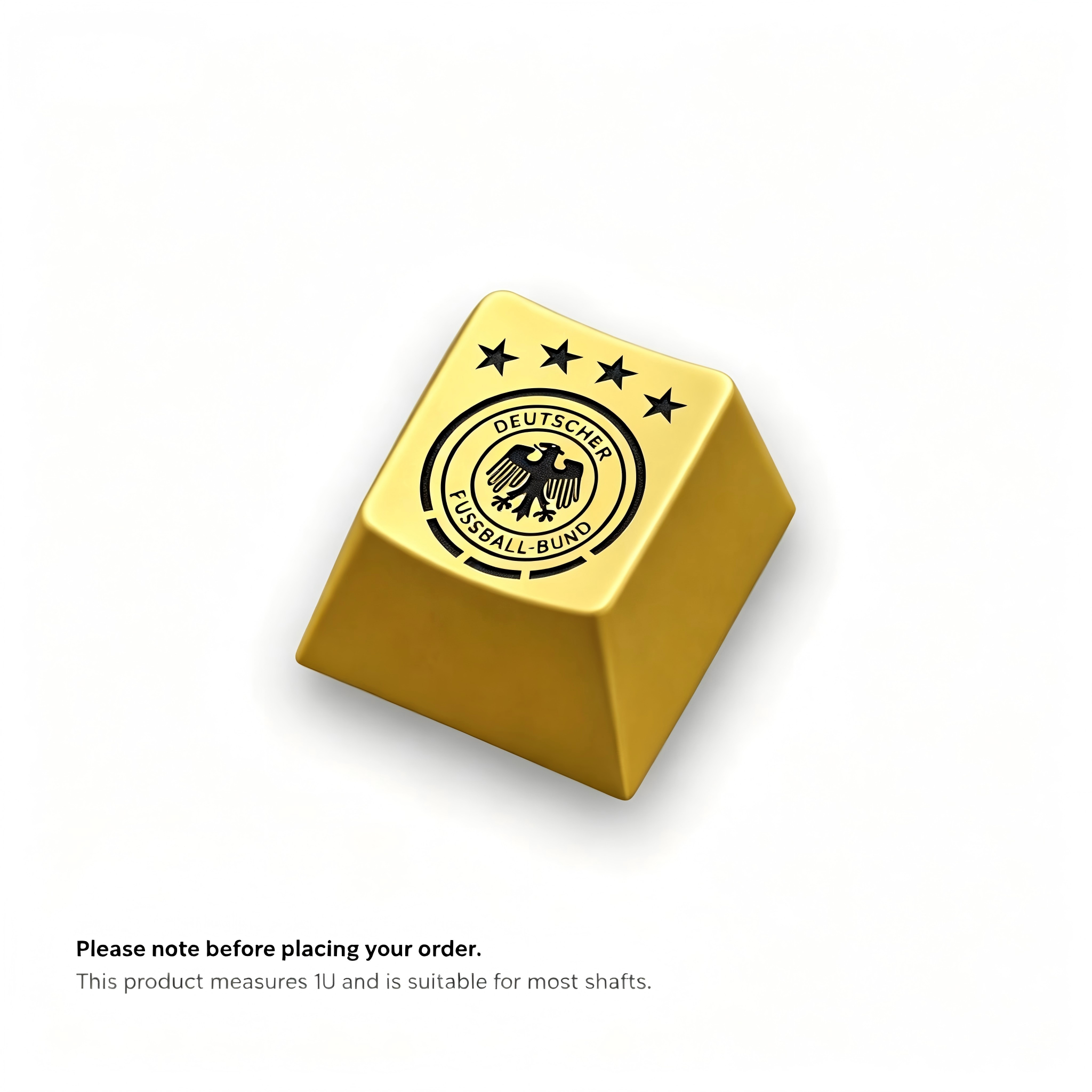 Germany Crest Metal Artisan Keycap |  Collectible Artisan Keycap