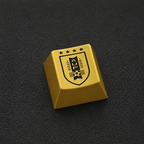 Uruguay Crest Metal Artisan Keycap |  Collectible Artisan Keycap