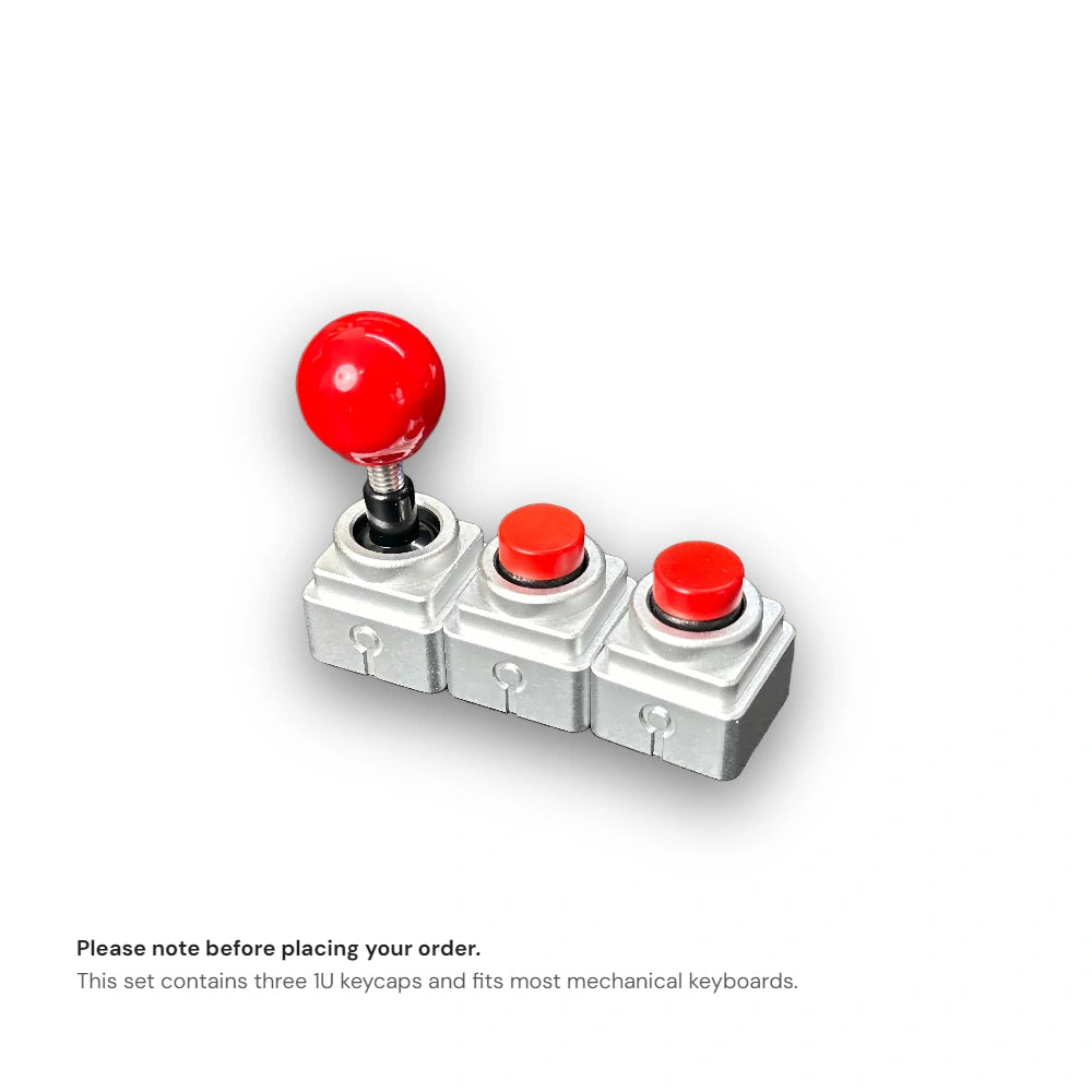 Fun-Filled Keycaps Joystick Set Aluminum & Resin Artisan Keycap – Collectible Keycap