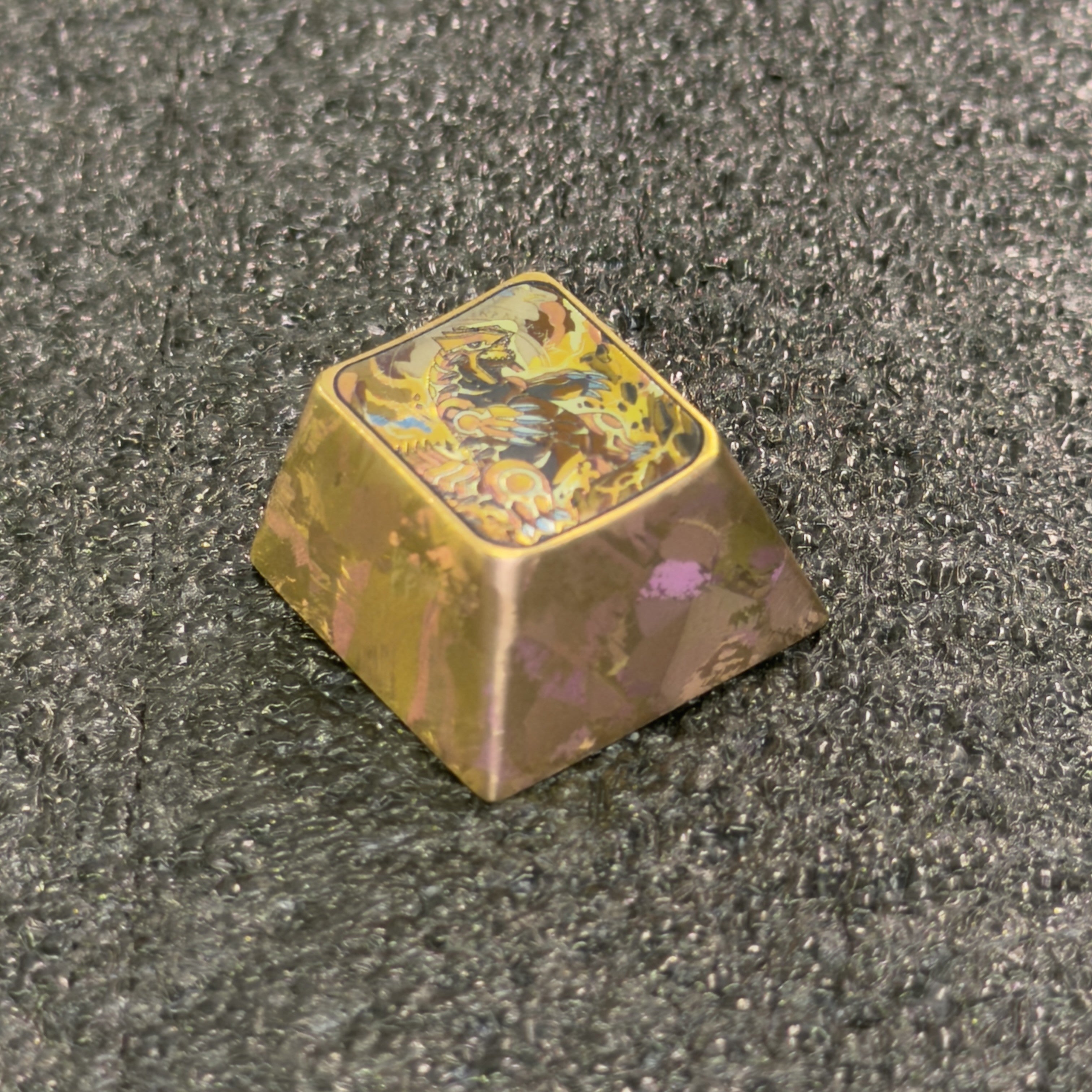Groudon Titanium Artisan Keycap – Metal Collectible
