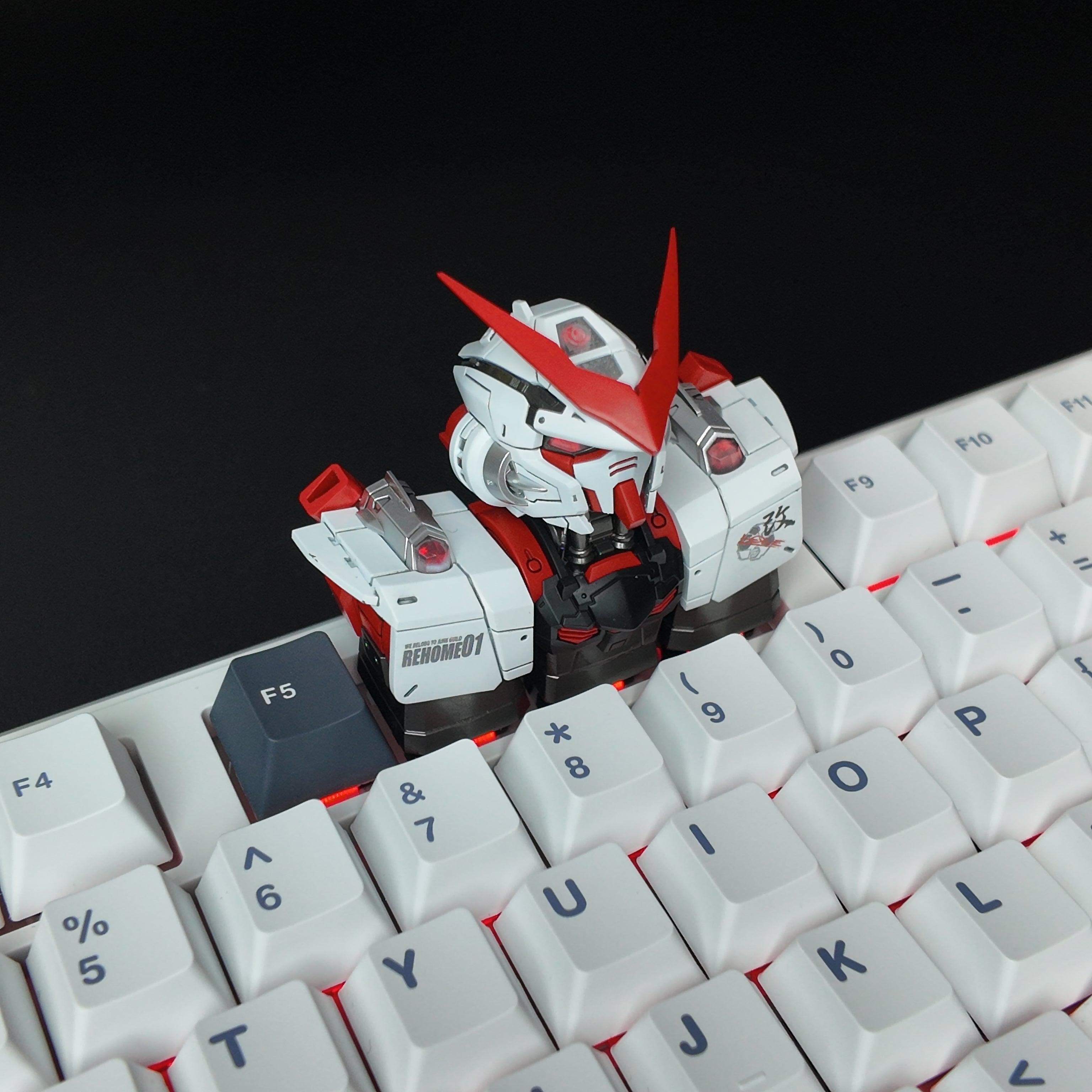 Gundam artisan keycap handmade resin