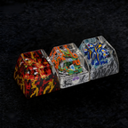 HOENN TRIO Pokemon Artisan Keycap – Handmade Resin Collectible（Free key puller with purchase）