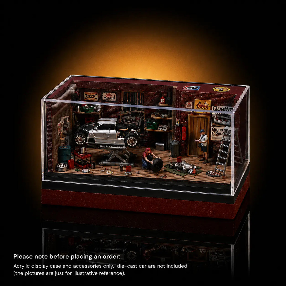 Handmade Repair Garage Diorama