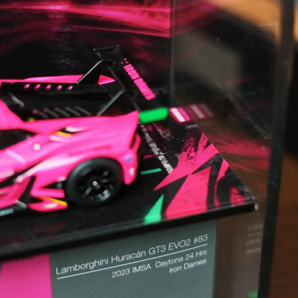 #83 Lamborghini Huracan GT3 EVO2  Iron Dames Acrylic Display Case