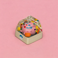 JIGGLYPUFF  Pokemon Artisan Keycap – Handmade Resin Collectible