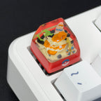 KINGLER Pokemon Artisan Keycap – Handmade Resin Collectible