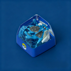 LAPRAS Pokemon Artisan Keycap – Handmade Resin Collectible