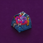 MEGA GENGAR  Pokemon Artisan Keycap – Handmade Resin Collectible