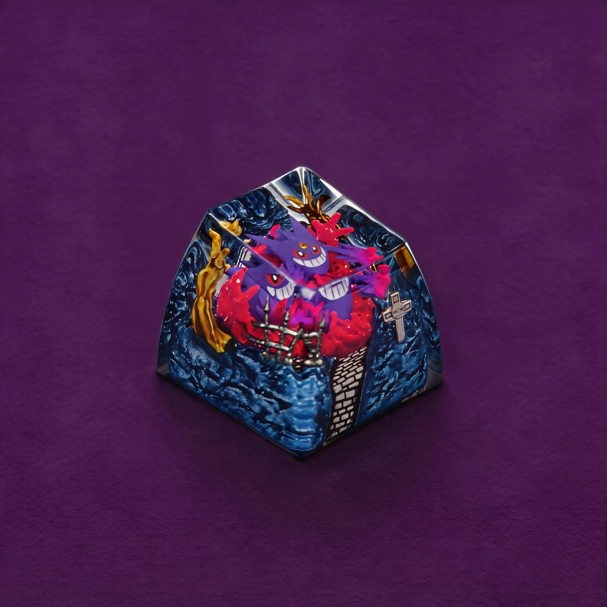 MEGA GENGAR  Resin Keycap | Collectible Artisan Keycap
