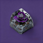 MEWTWO Pokemon Artisan Keycap – Handmade Resin Collectible