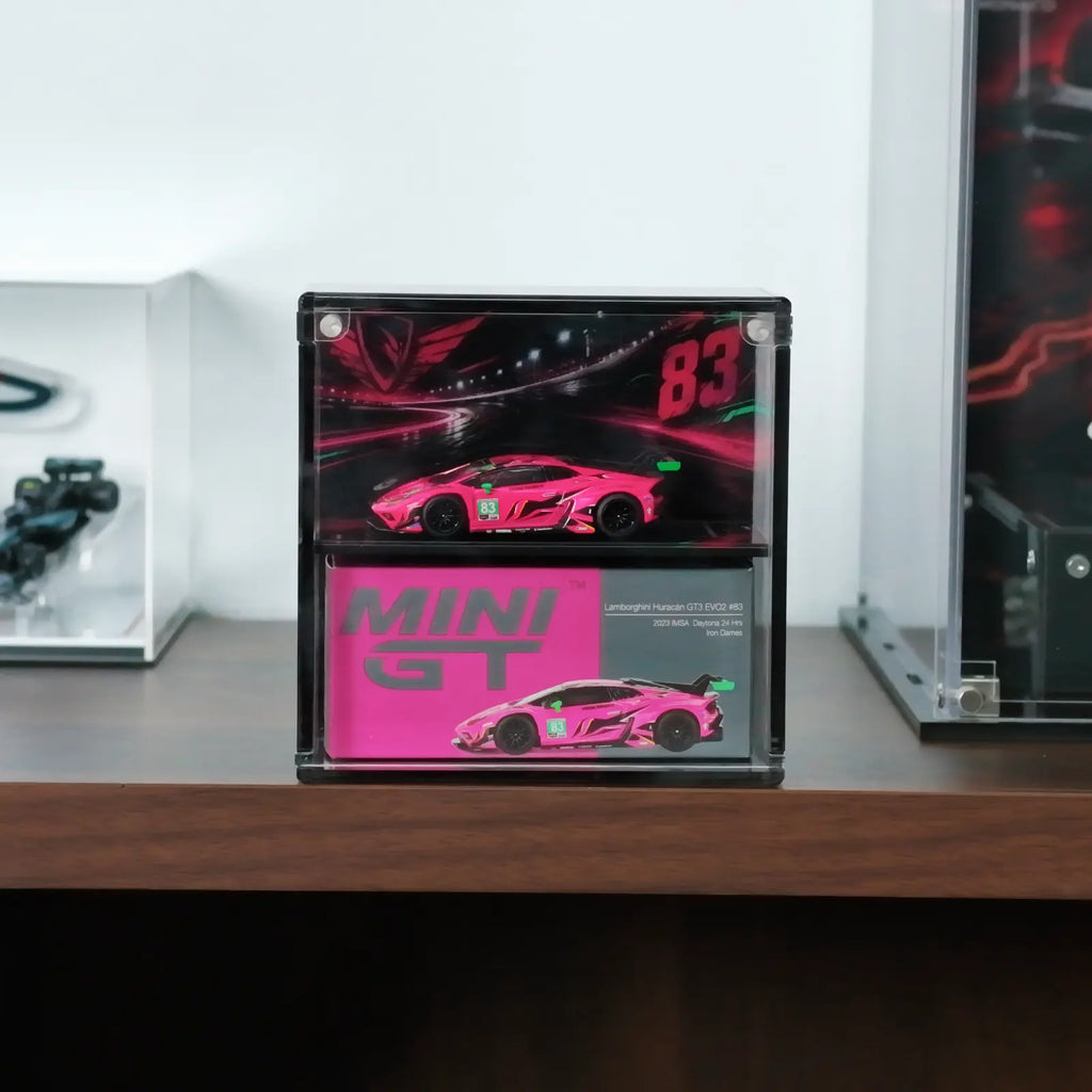 #83 Lamborghini Huracan GT3 EVO2  Iron Dames Acrylic Display Case