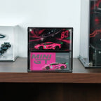#83 Lamborghini Huracan GT3 EVO2  Iron Dames Acrylic Display Case