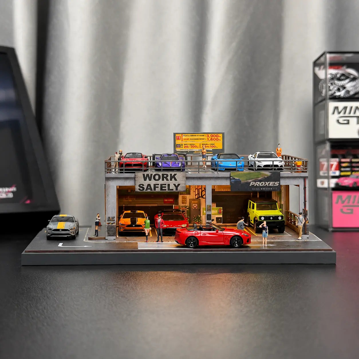 Double-Deck Garage Diorama