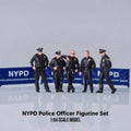 1;64 NYPD Police Officer Figurine Set