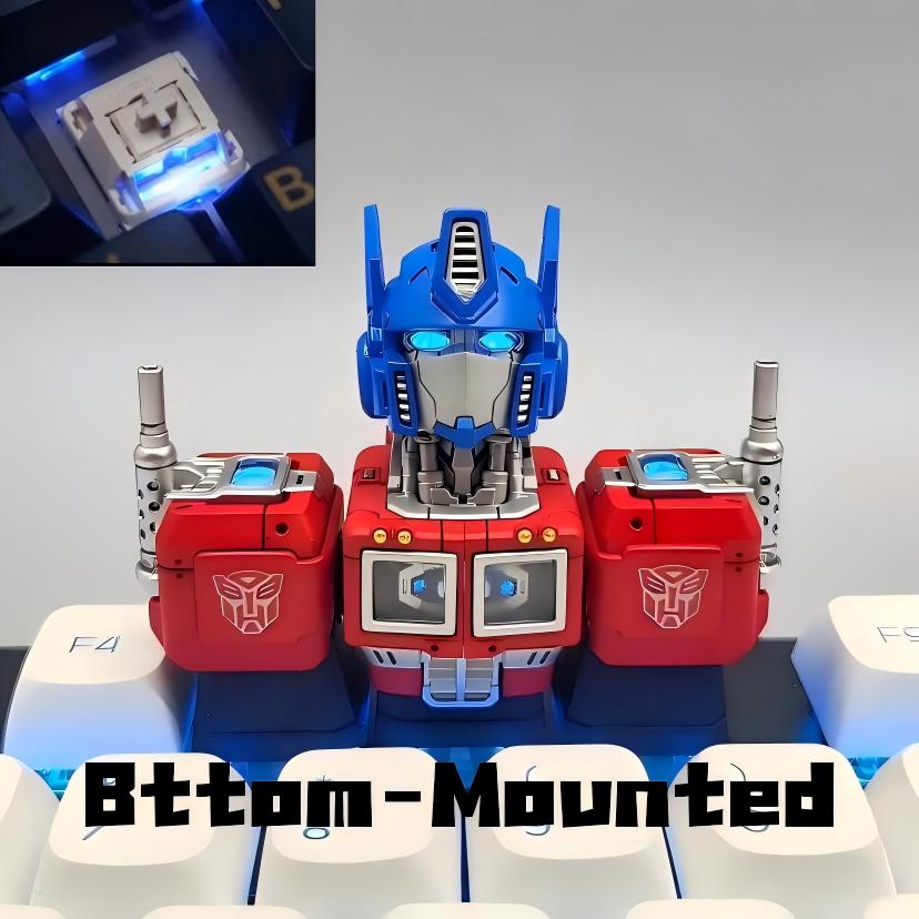 Transformers Optimus Prime Resin Keycap | Collectible Artisan Keycap
