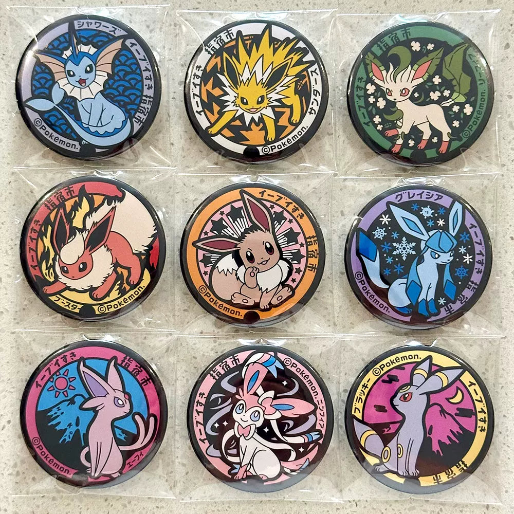 Pokemon Badge-400 Designs, Random Delivery,Only 1 Badge Per Order