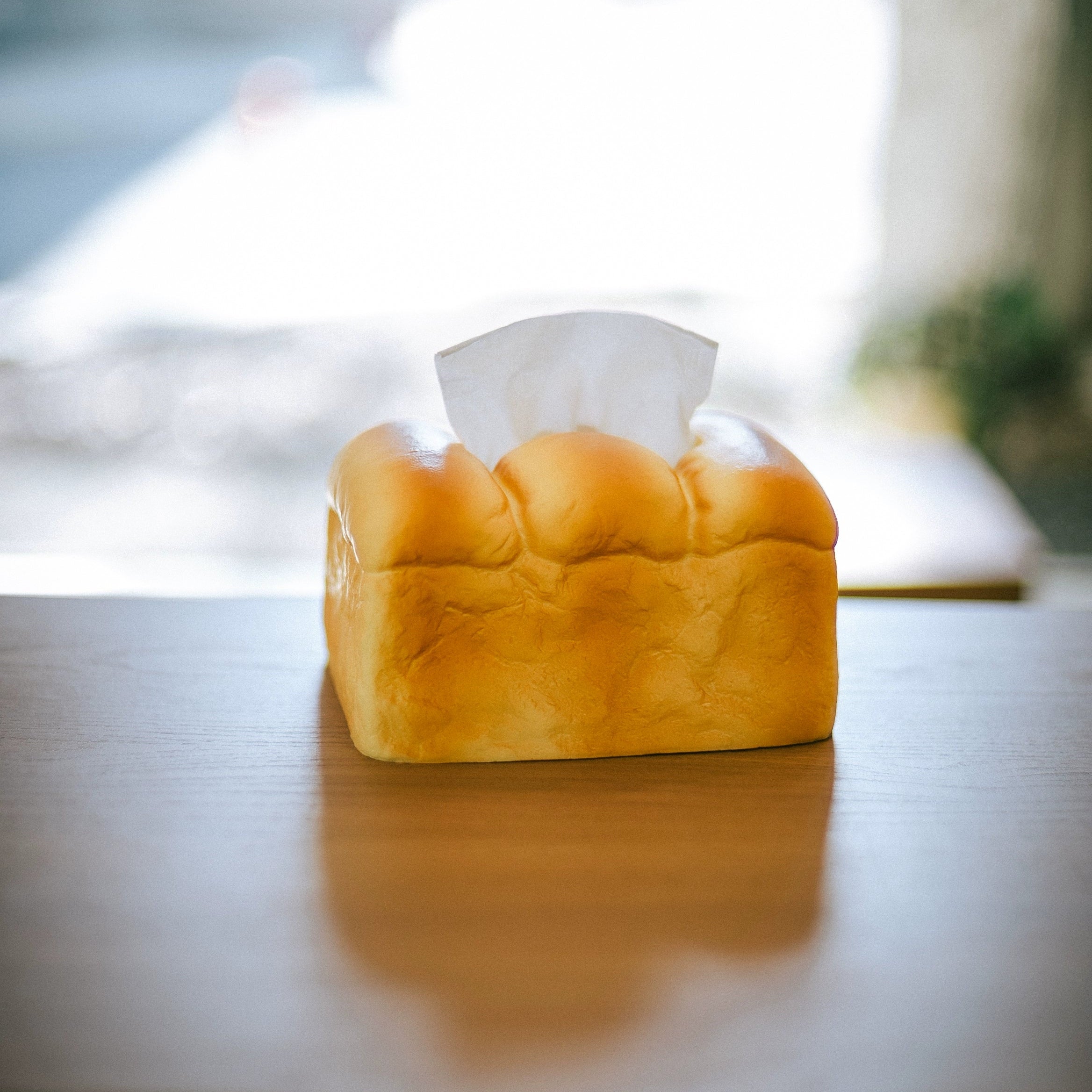 “Freshly Baked” Toast Tissue Box – Kawaii Bread Loaf Dispenser