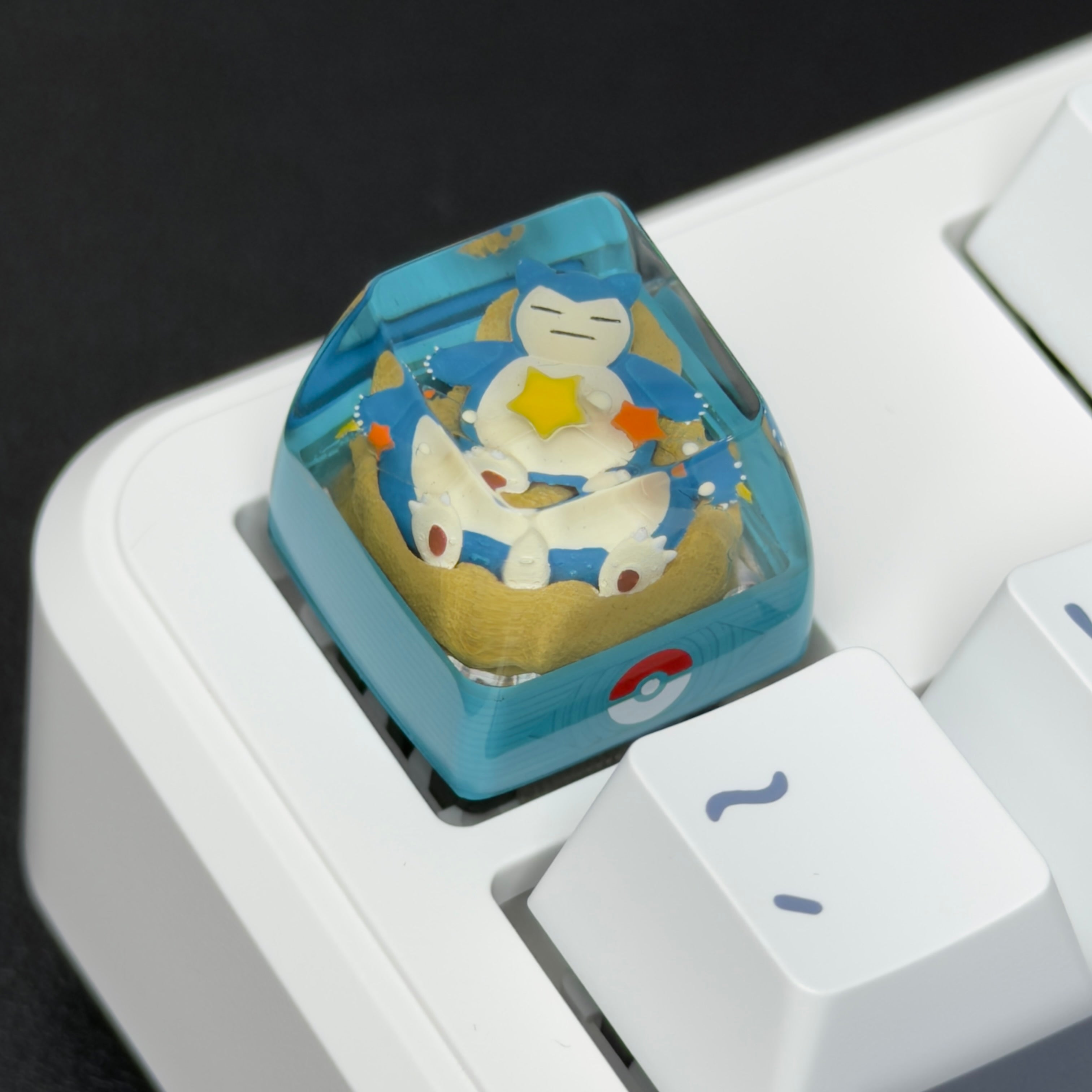 SNORLAX Resin Keycap | Collectible Artisan Keycap
