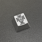 Portugal Crest Football Crest Artisan Keycap – Metal Collectible