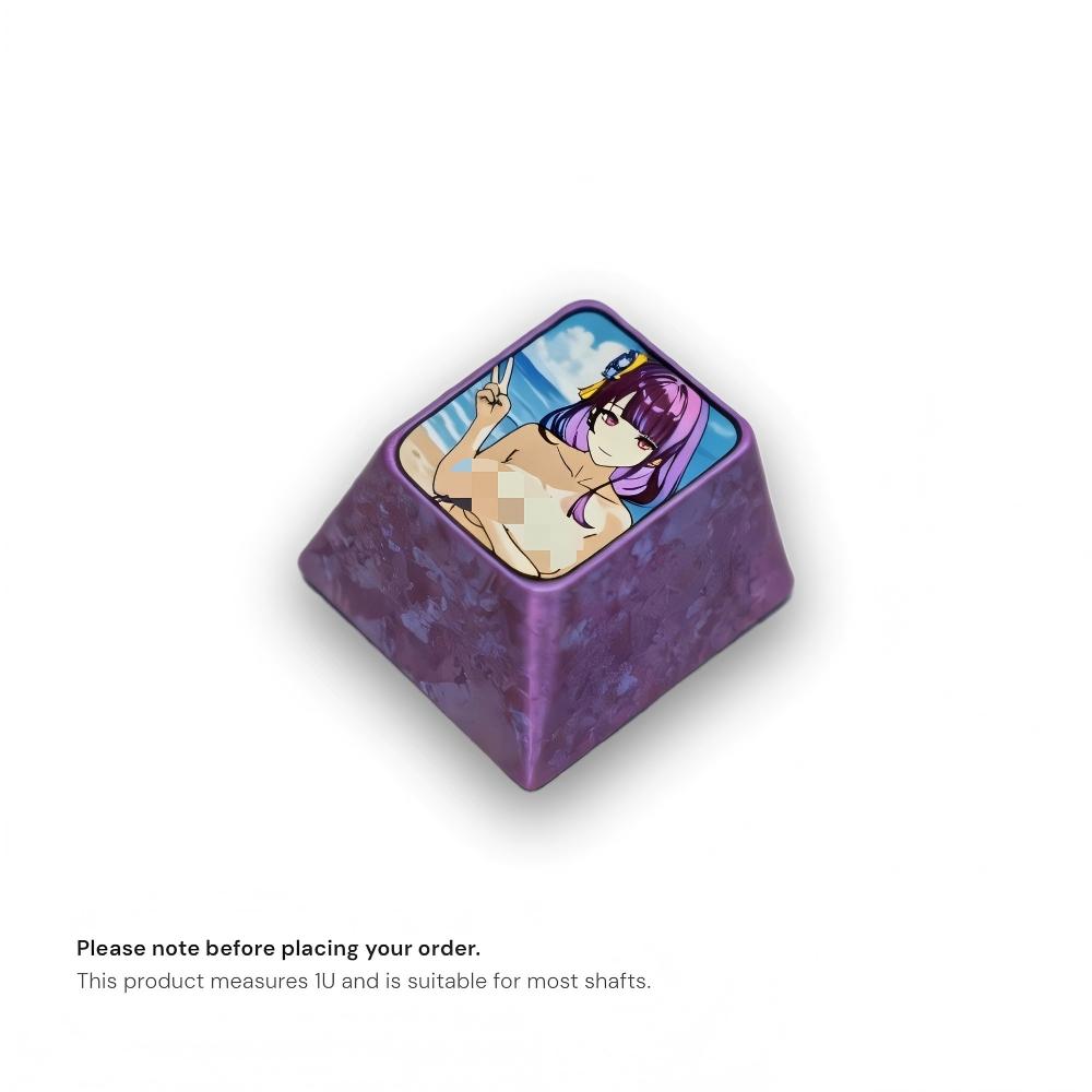 RAIDEN SHOGUN Titanium Keycap | Collectible Artisan Keycap