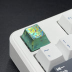 Rayquaza Titanium Artisan Keycap – Metal Collectible
