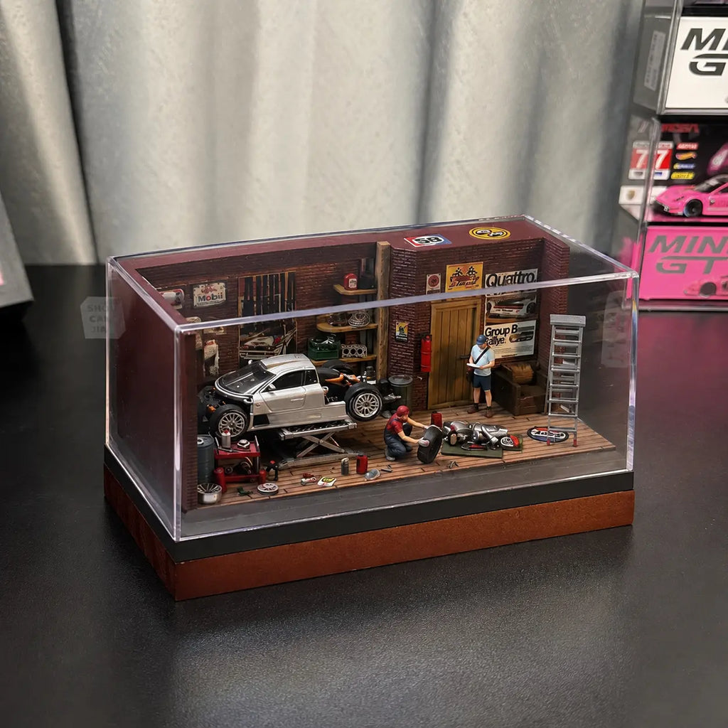 Handmade Repair Garage Diorama