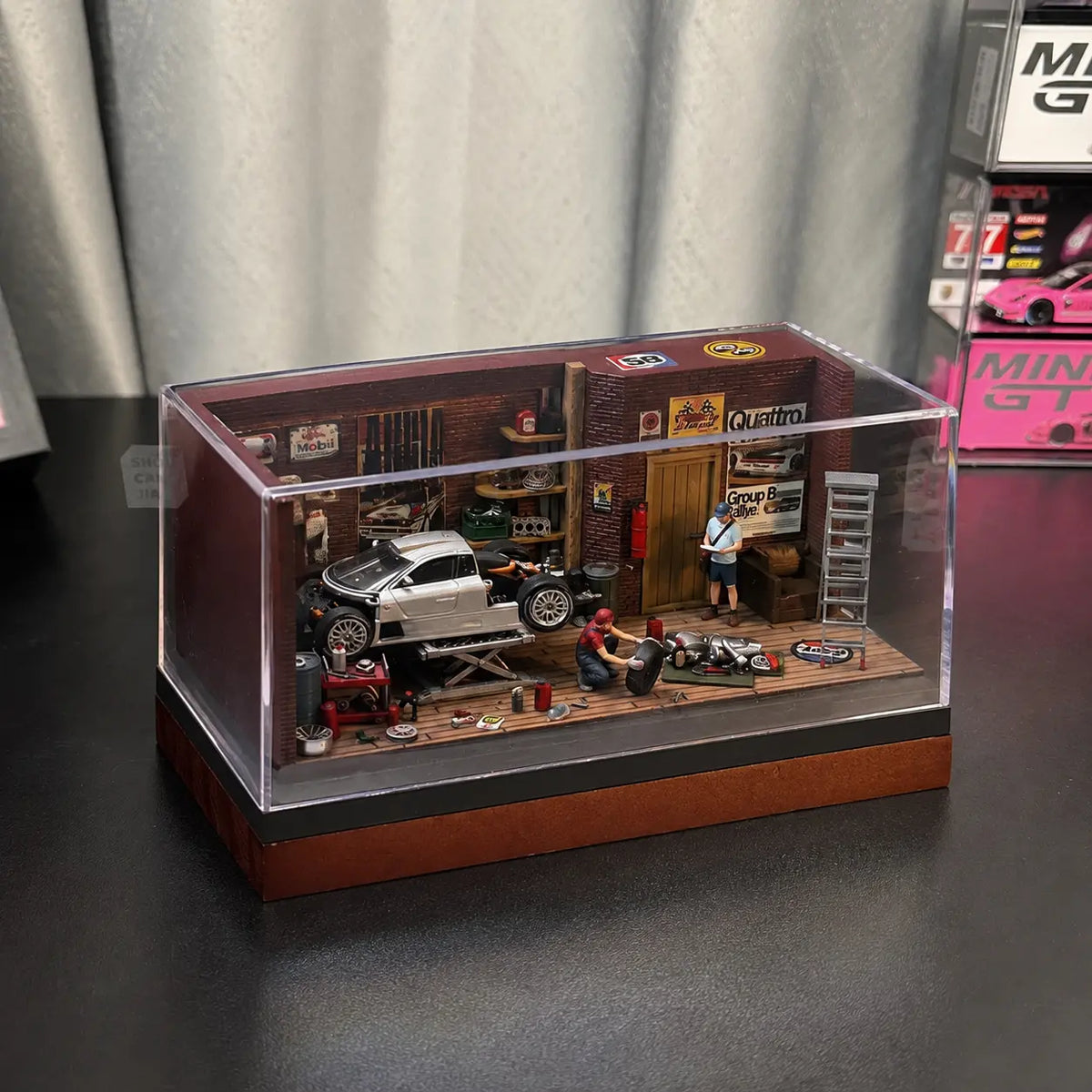 Handmade Repair Garage Diorama
