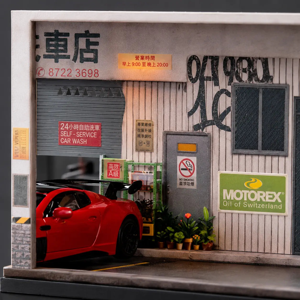 Double-Deck Garage Diorama