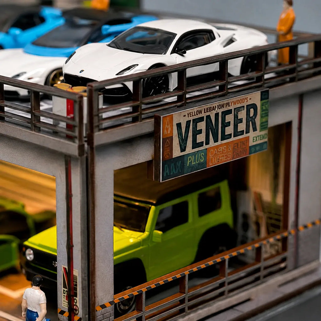 Double-Deck Garage Diorama