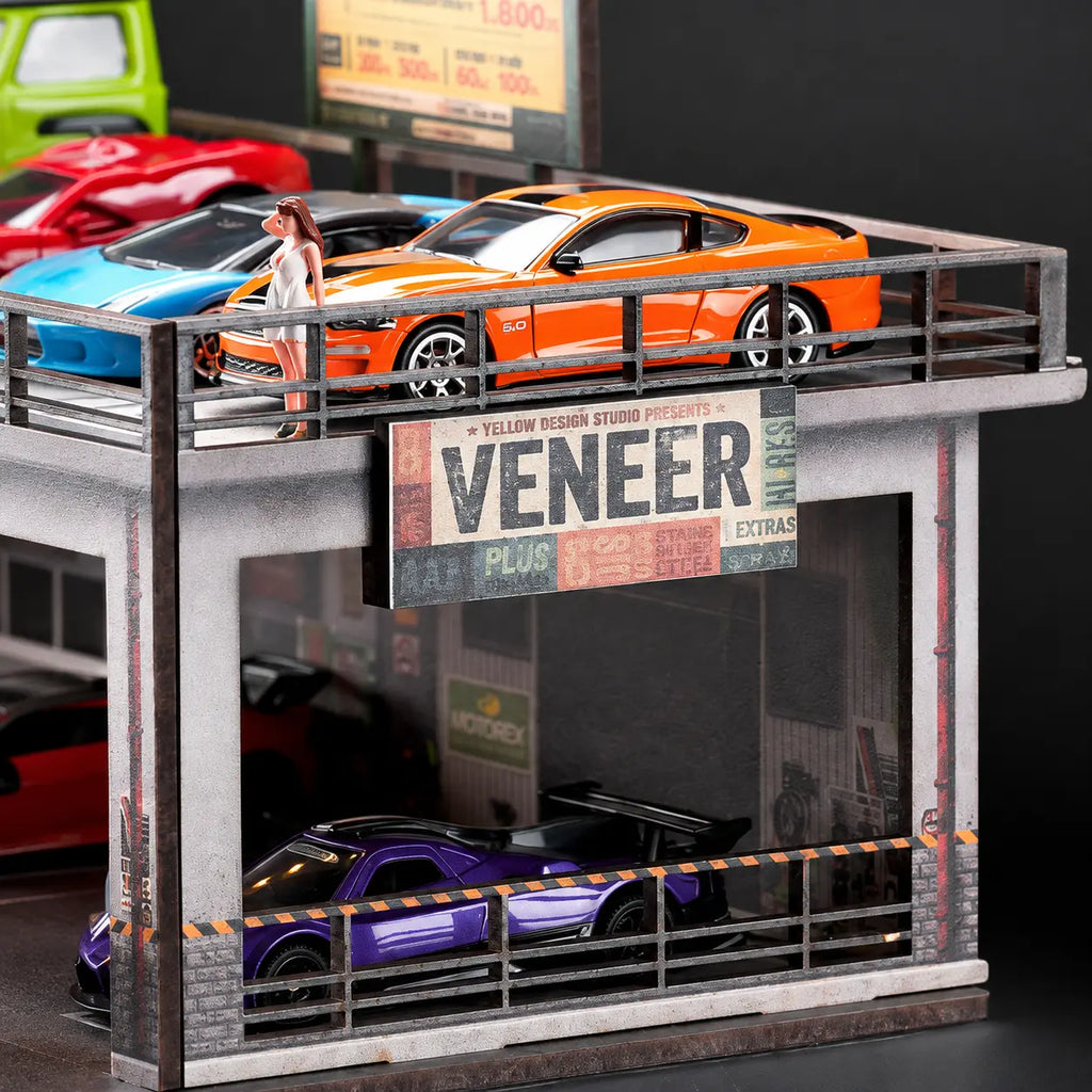 Double-Deck Garage Diorama