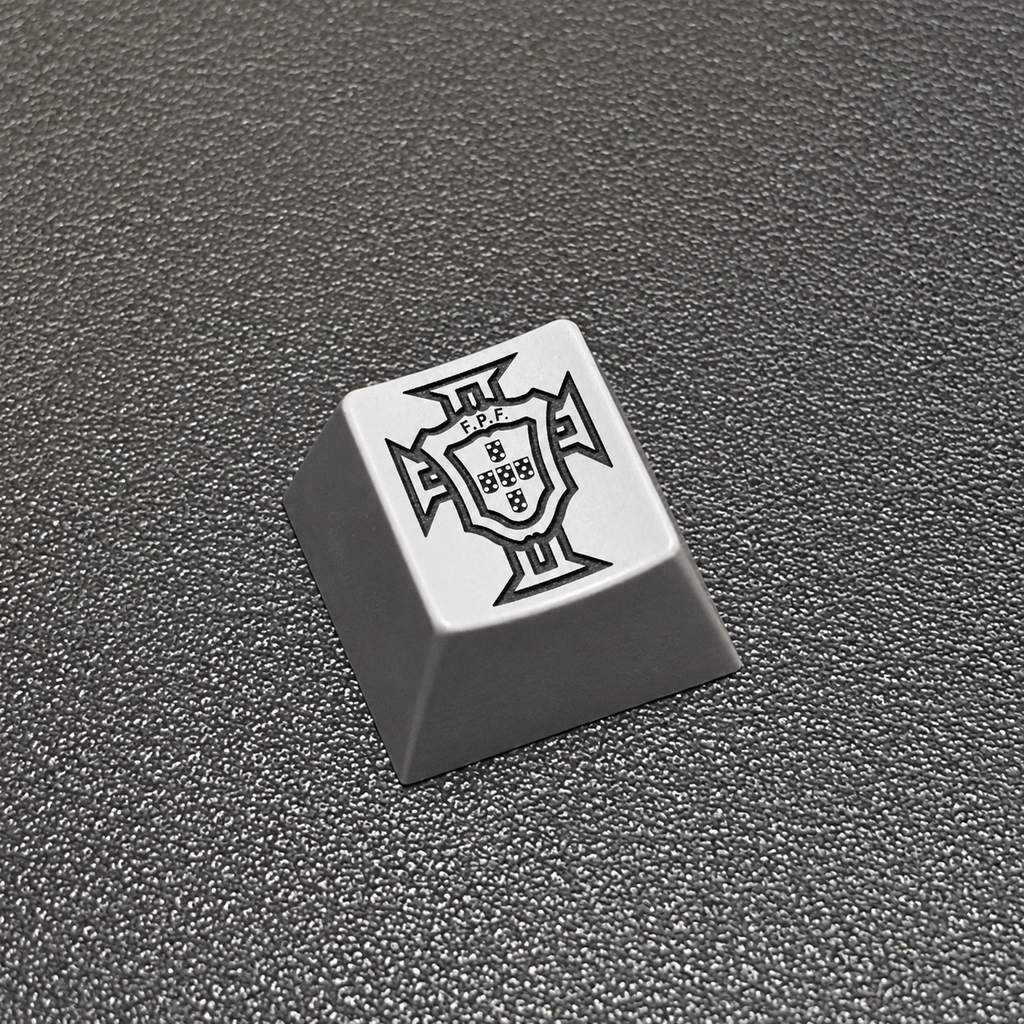 Portugal Crest Metal Artisan Keycap |  Collectible Artisan Keycap