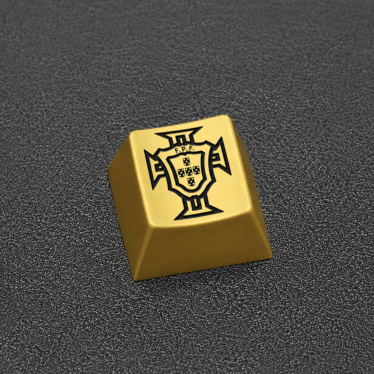 Portugal Crest Metal Artisan Keycap |  Collectible Artisan Keycap