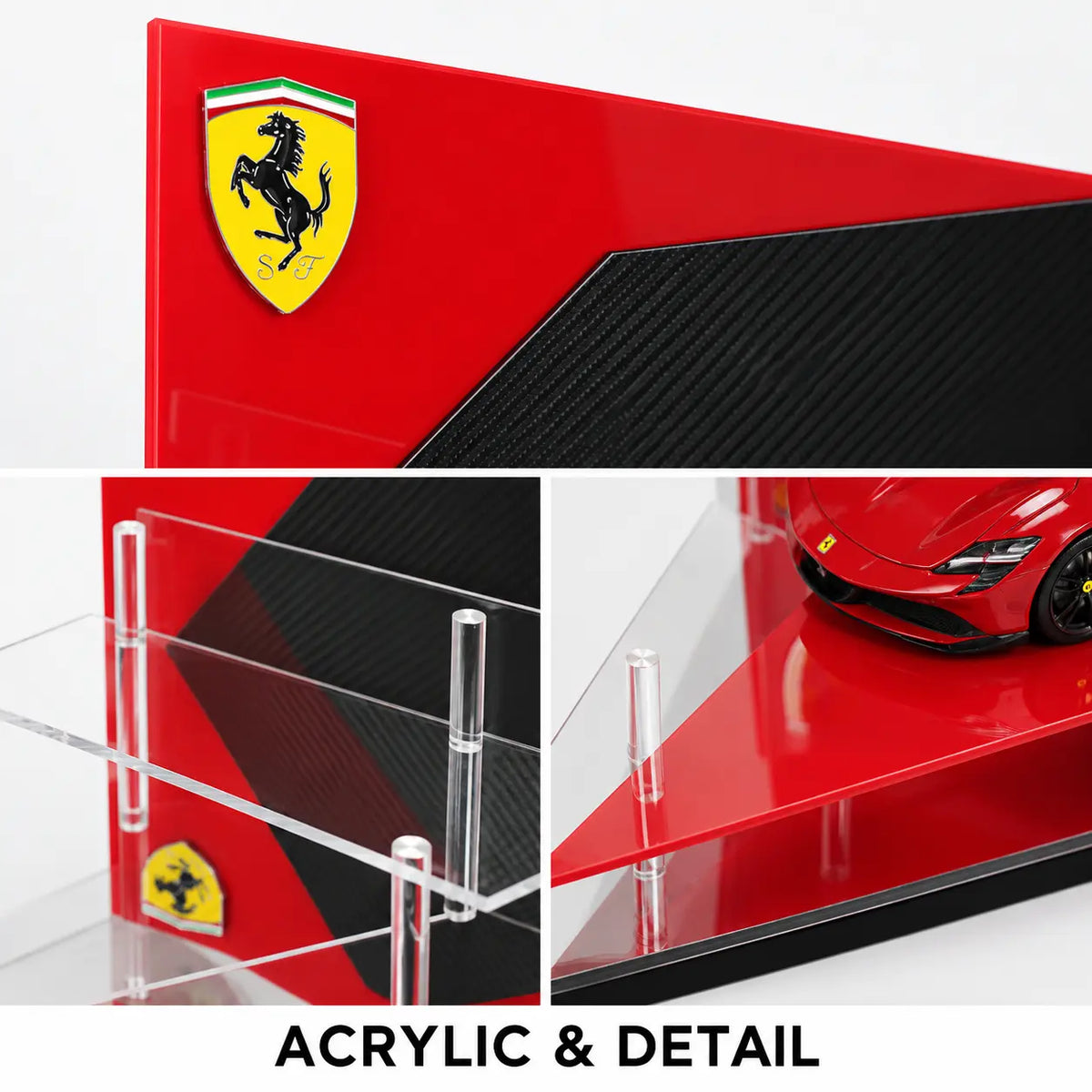 Ferrari-Inspired Tiered Showroom Display