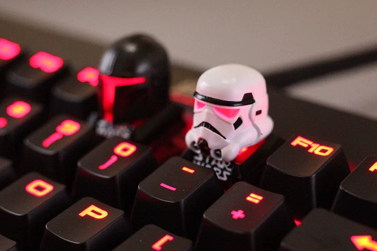 Stormtrooper Helmet 3D Artisan Keycap – Resin Collectible