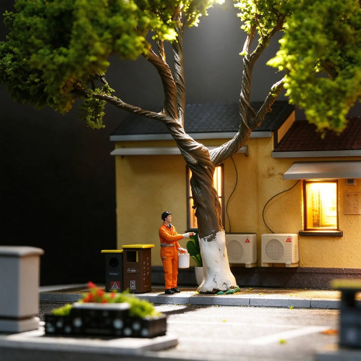 Guling Cafe Display Diorama