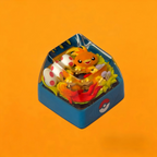 TORCHIC Pokemon Artisan Keycap – Handmade Resin Collectible