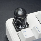 Mandalorian Helmet 3D Artisan Keycap – Resin Collectible