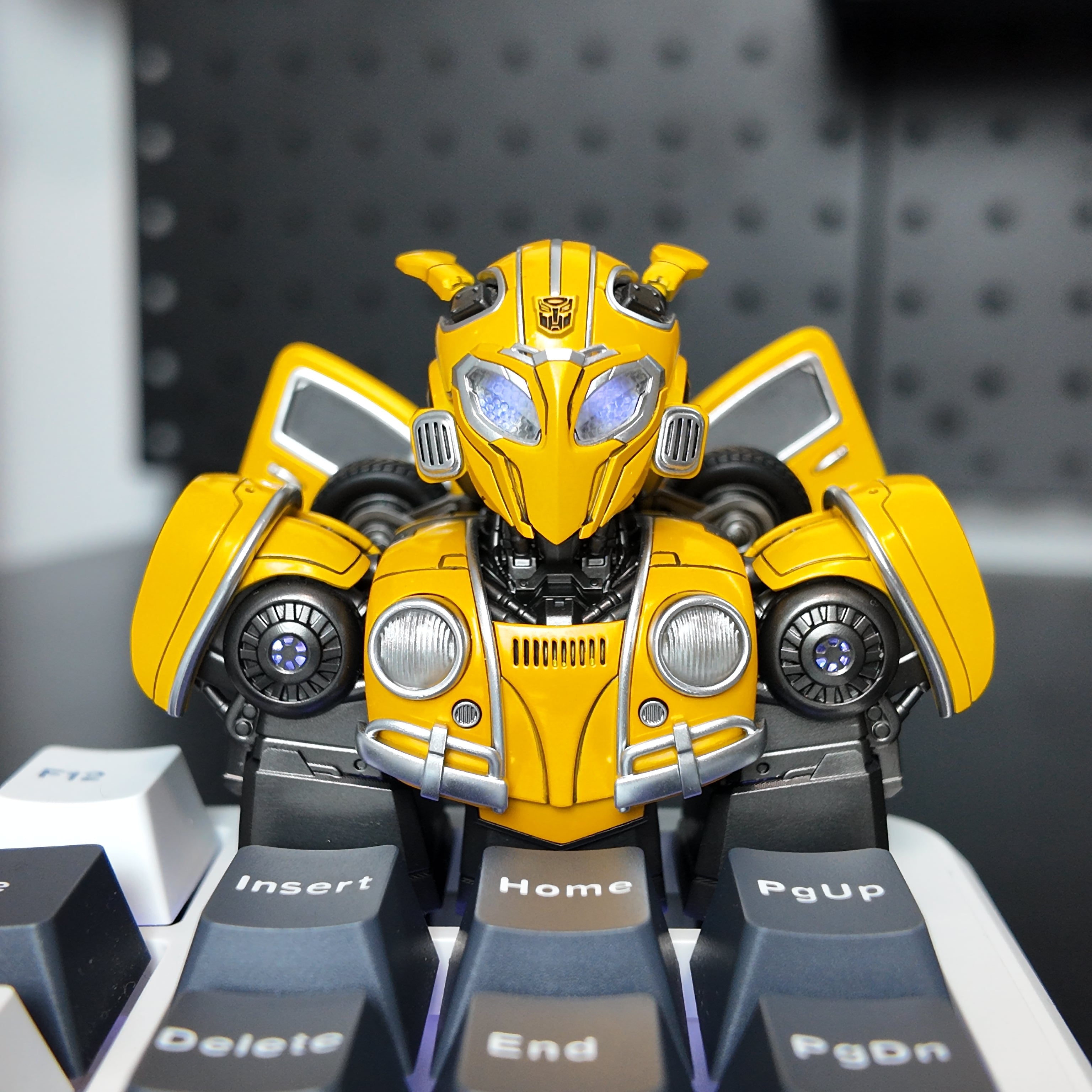 Transformers Bumblebee artisan keycap handmade resin