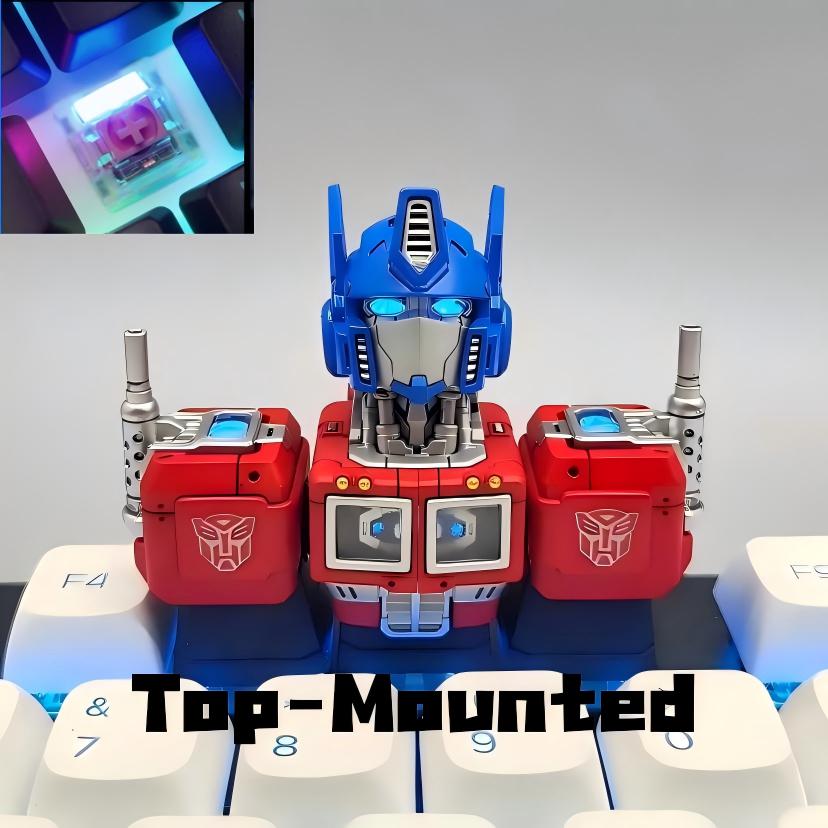 Transformers Optimus Prime keycap handmade resin